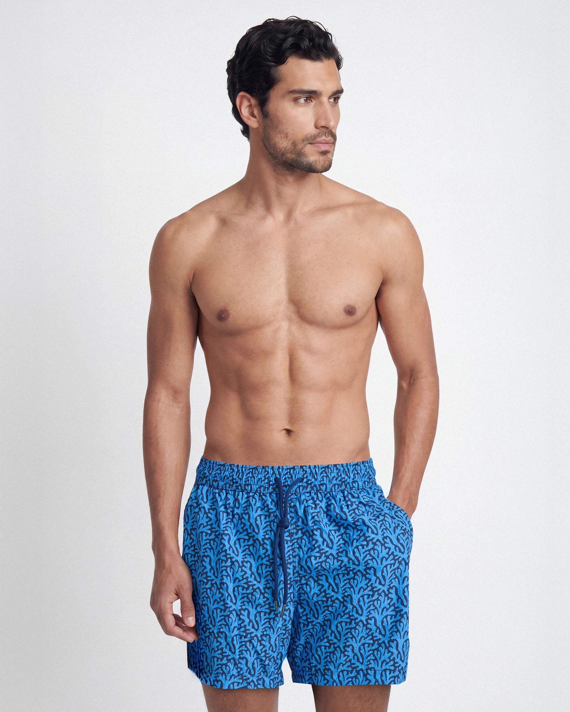 Pattern swim short