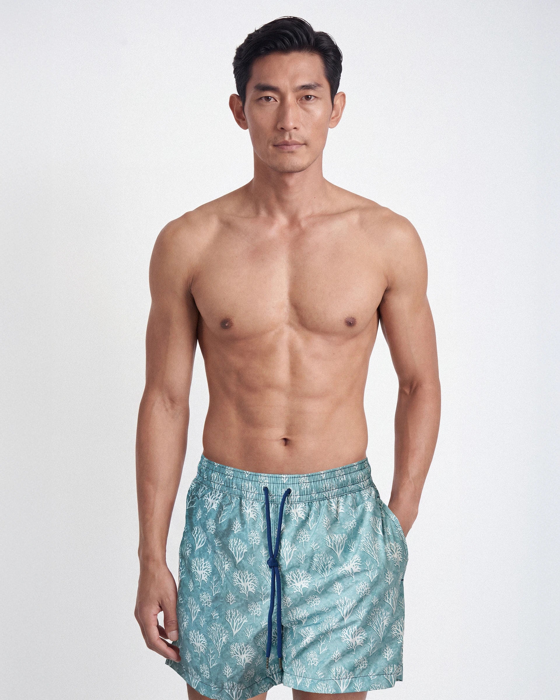 Pattern swim short