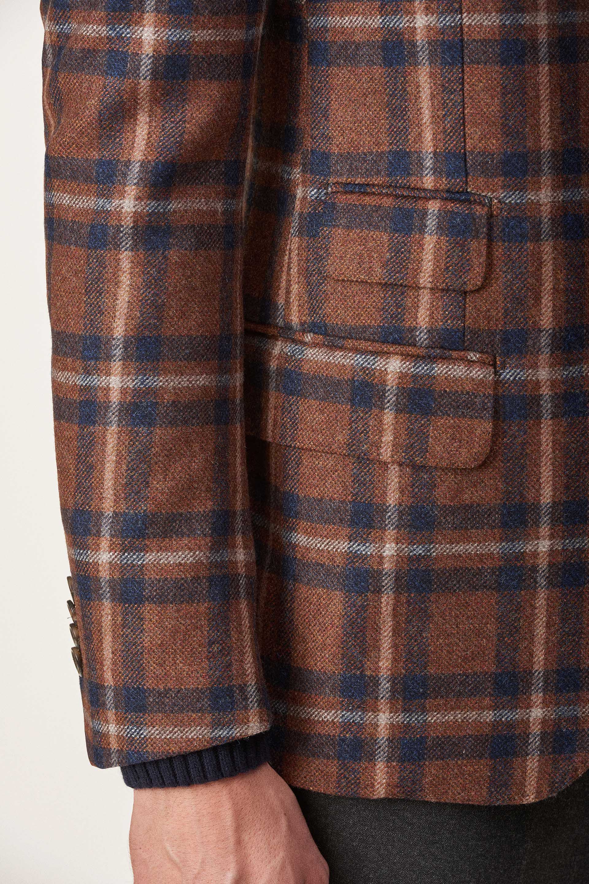 Check Tognazzi Jacket - Vitale Barberis & Canonico Fabric