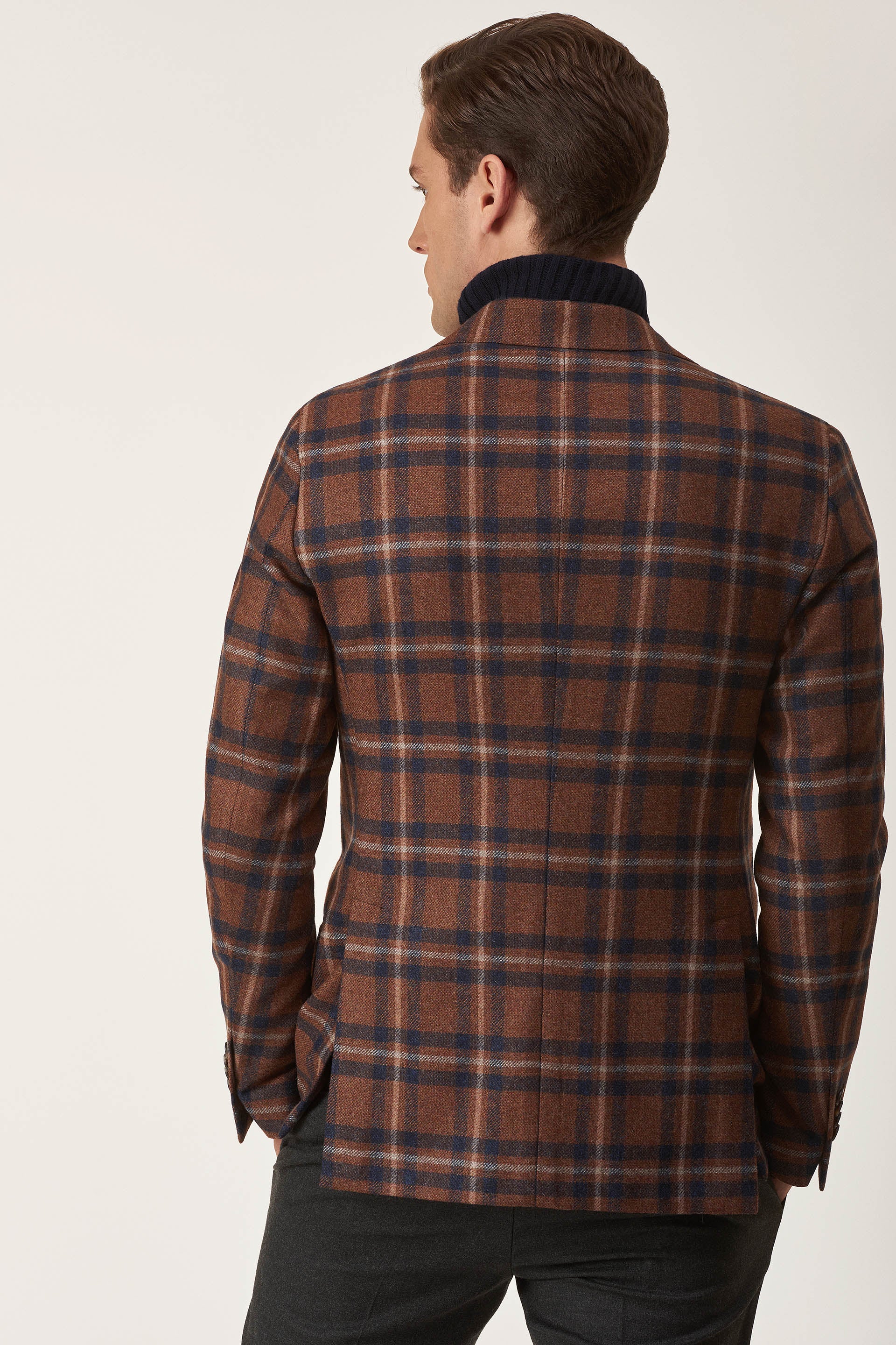 Check Tognazzi Jacket - Vitale Barberis & Canonico Fabric